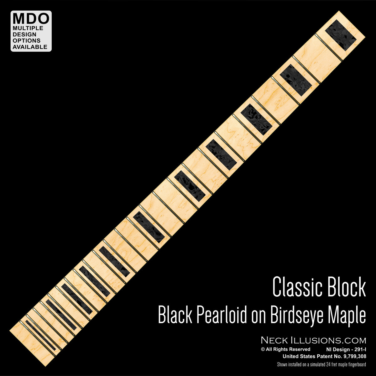 Classic Blocks on Birdseye Maple