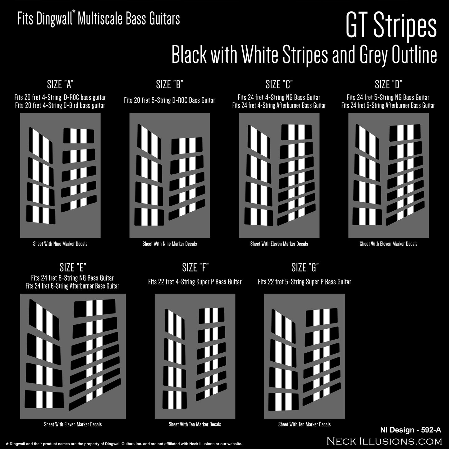 MultiScale "GT Stripes" Decals