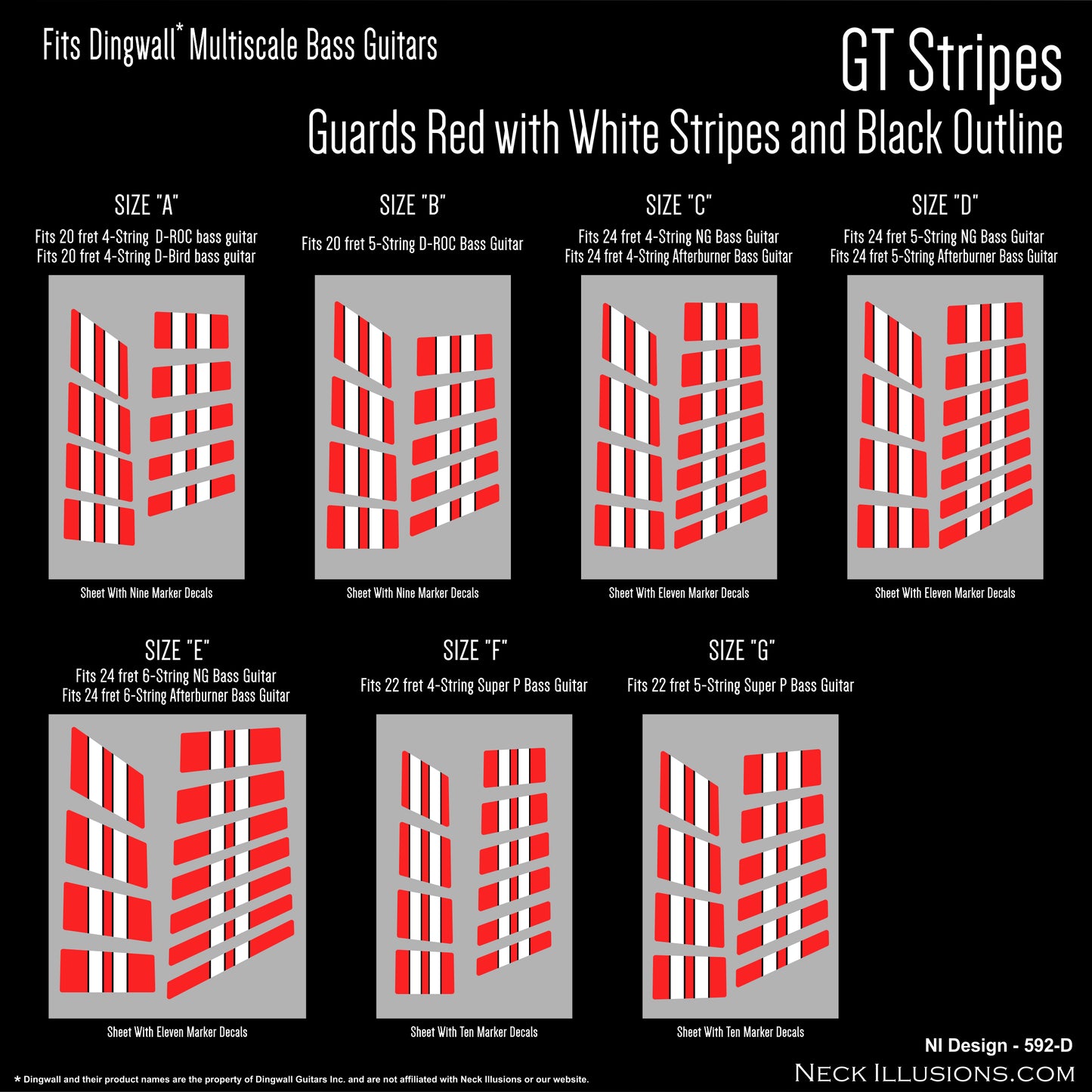 MultiScale "GT Stripes" Decals