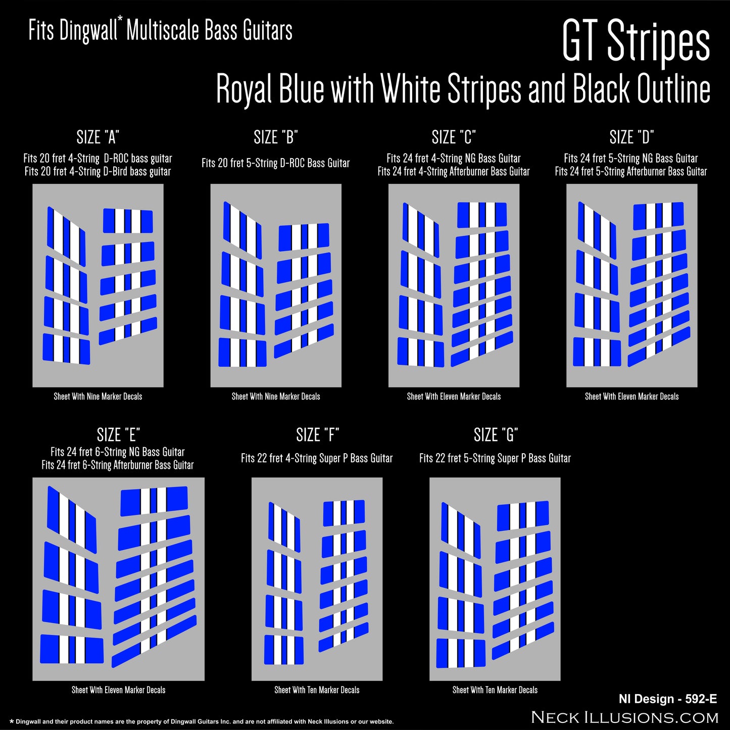 MultiScale "GT Stripes" Decals