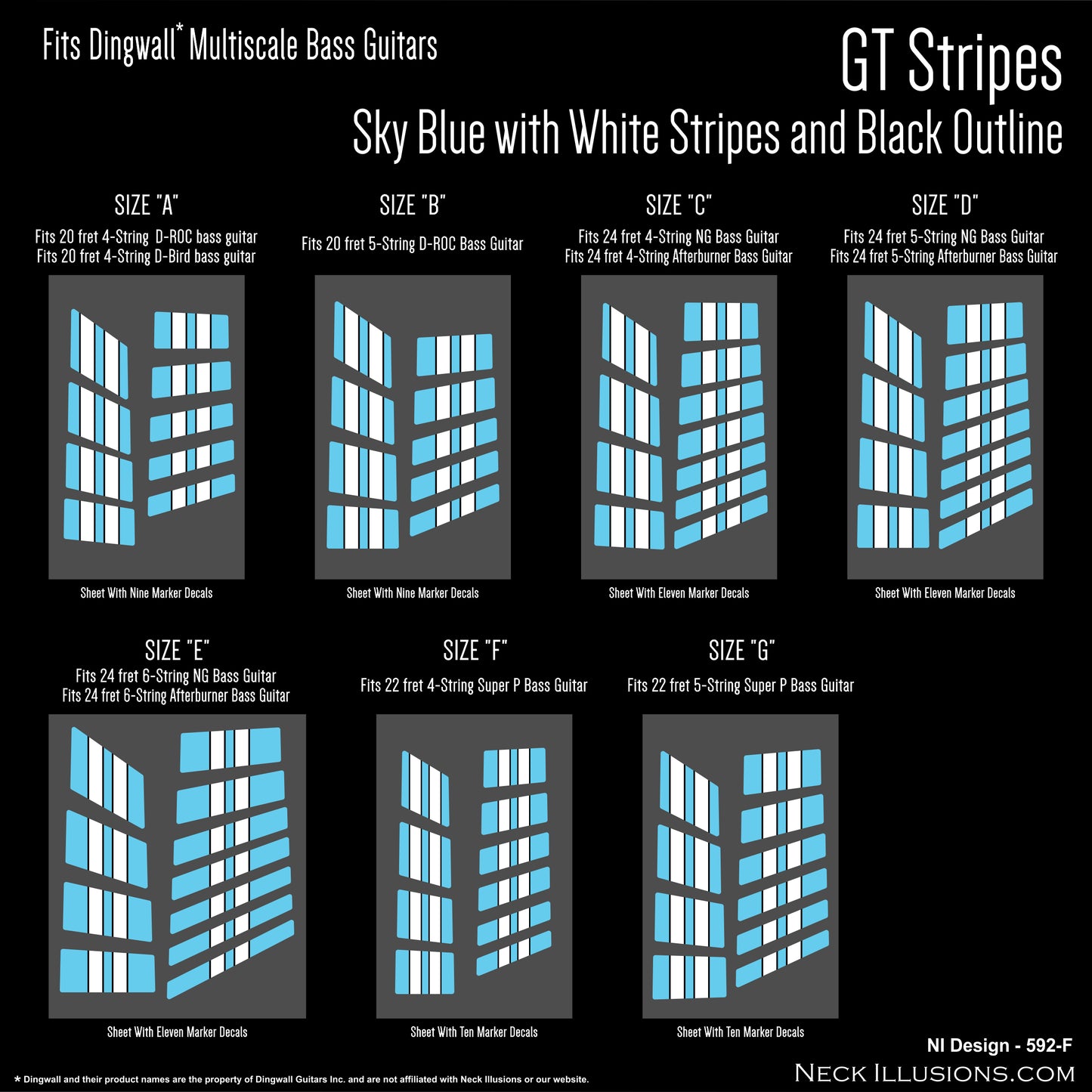 MultiScale "GT Stripes" Decals