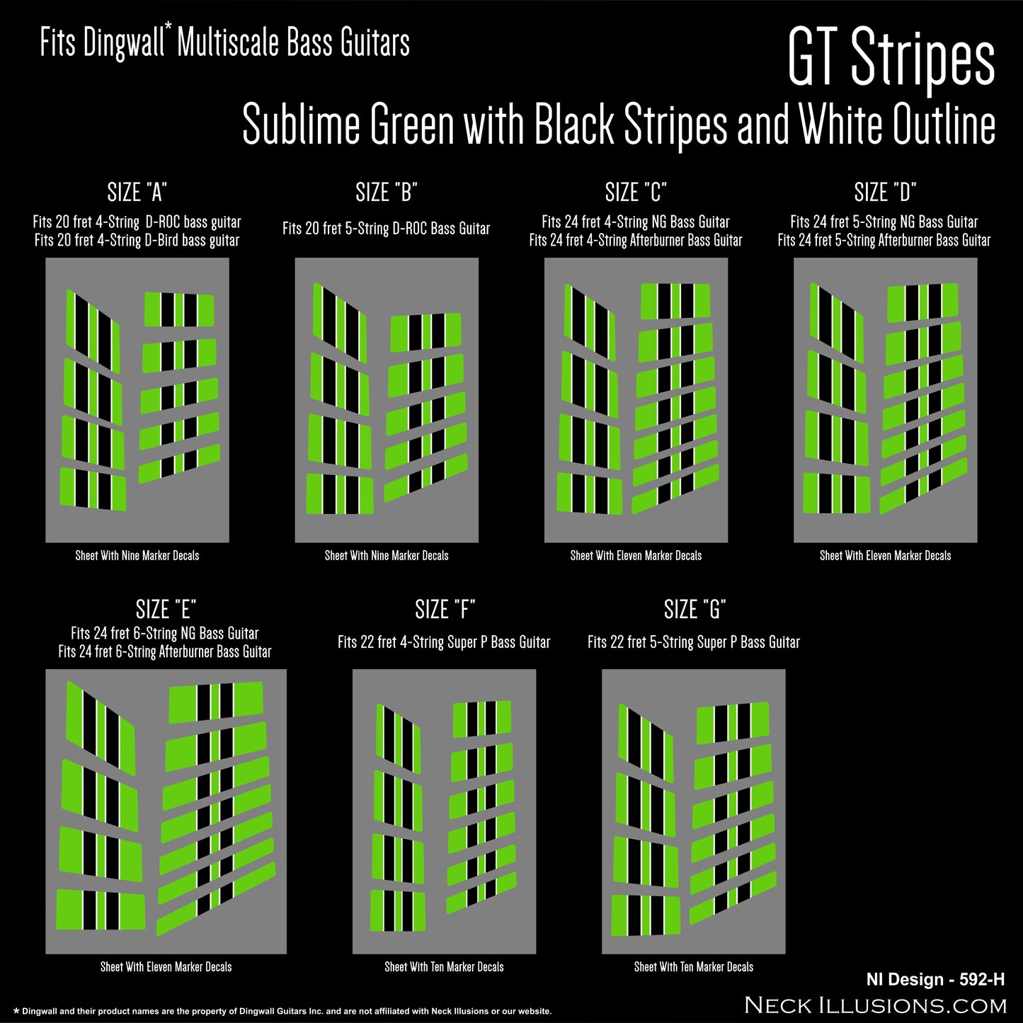 MultiScale "GT Stripes" Decals
