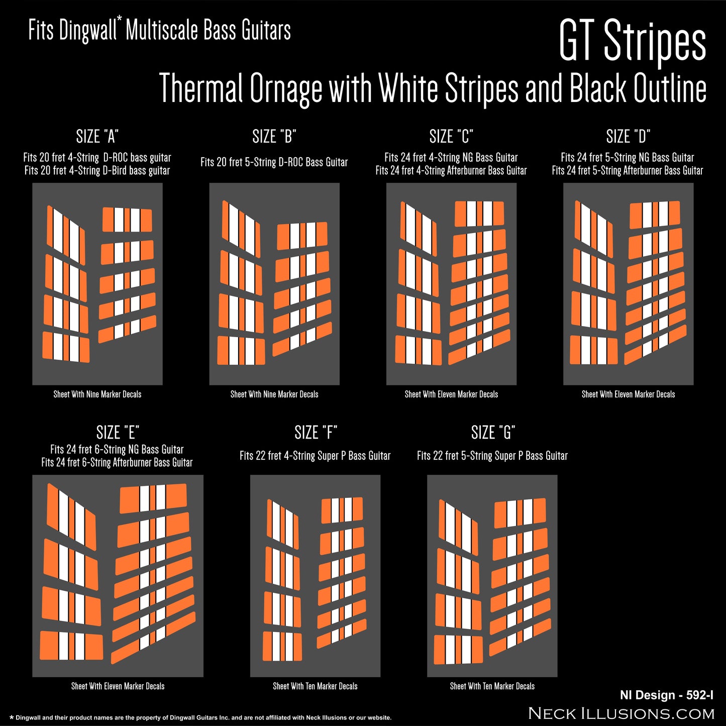 MultiScale "GT Stripes" Decals