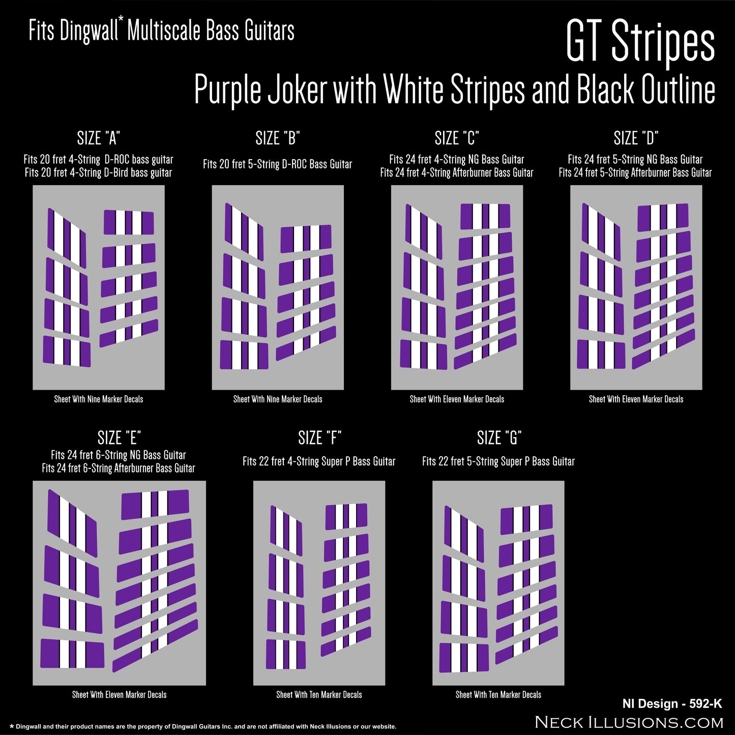 MultiScale "GT Stripes" Decals