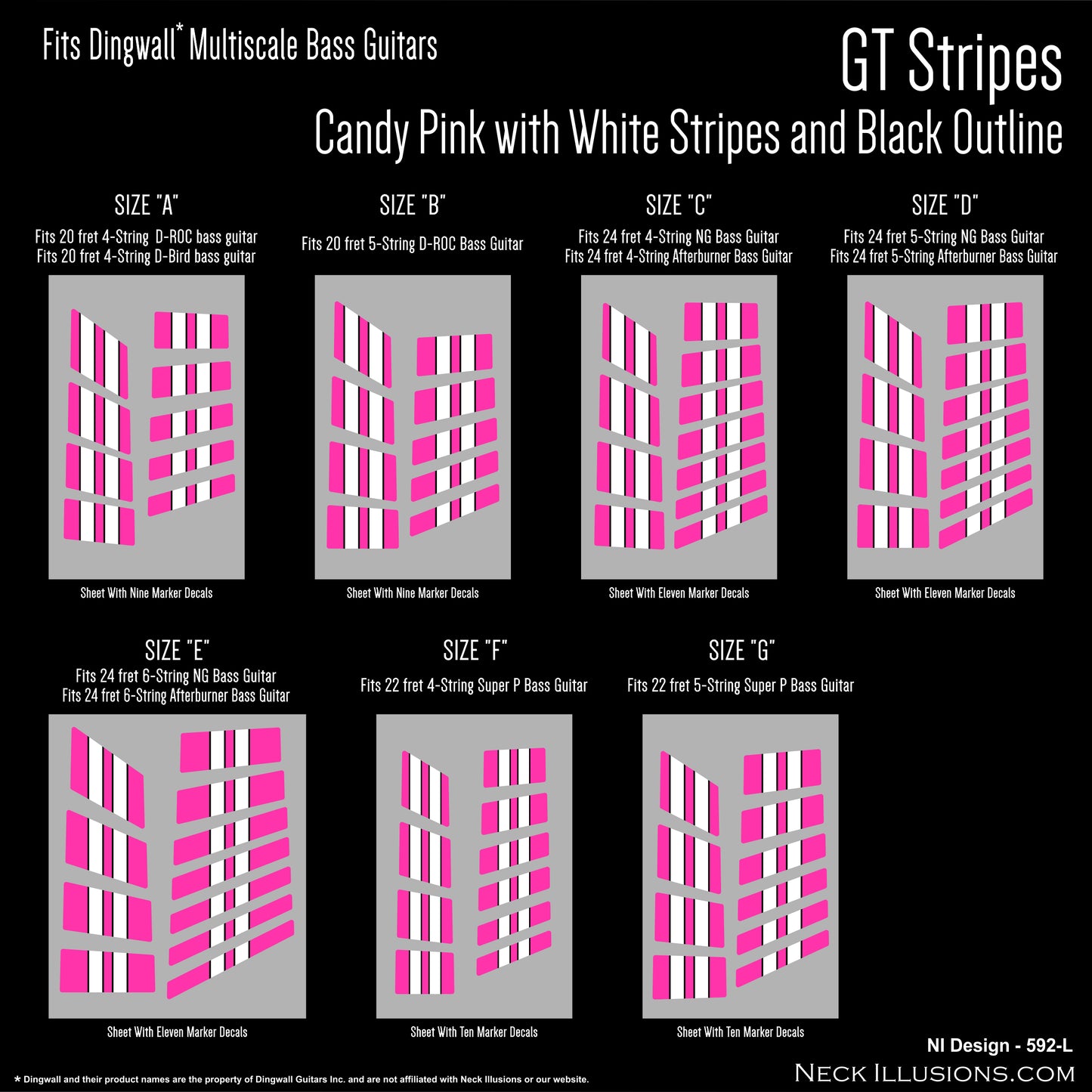 MultiScale "GT Stripes" Decals