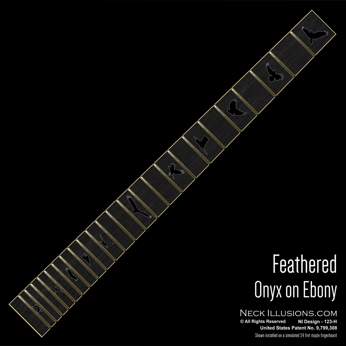 Feathered on Ebony