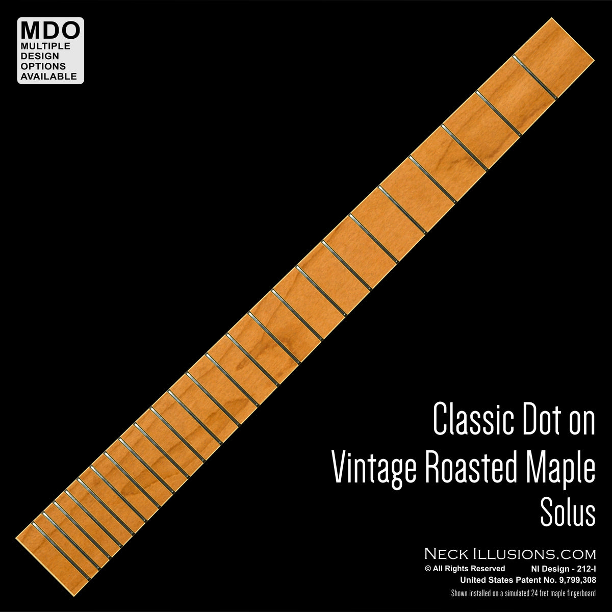 Classic Dot on Roasted Vintage Maple