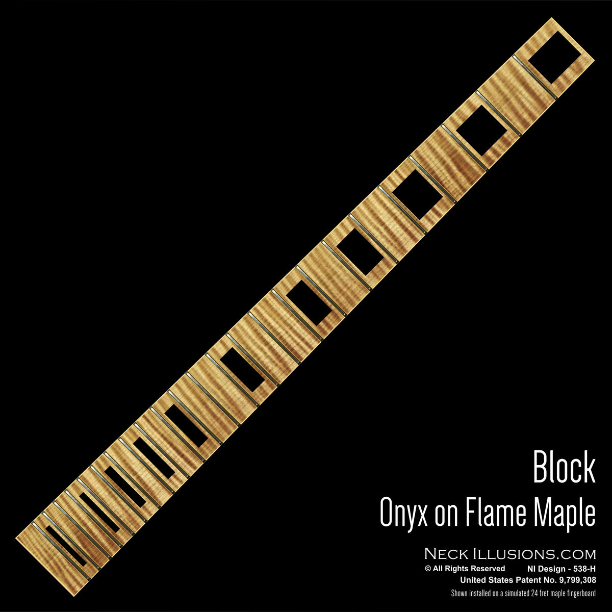 Blocks on Flame Maple