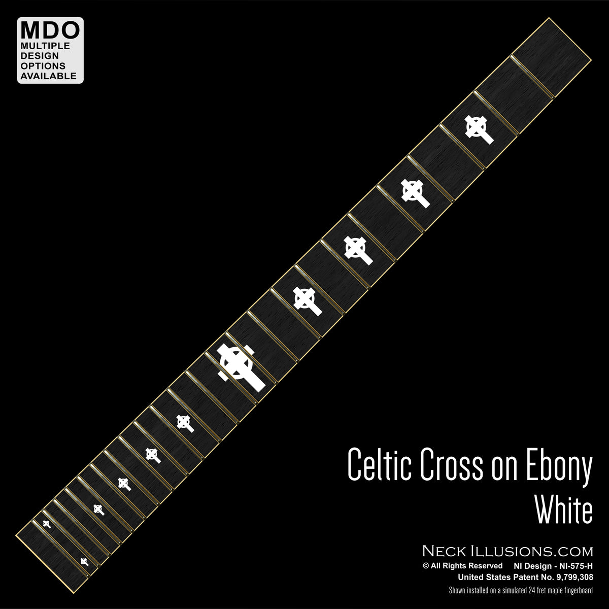 Celtic Cross on Ebony