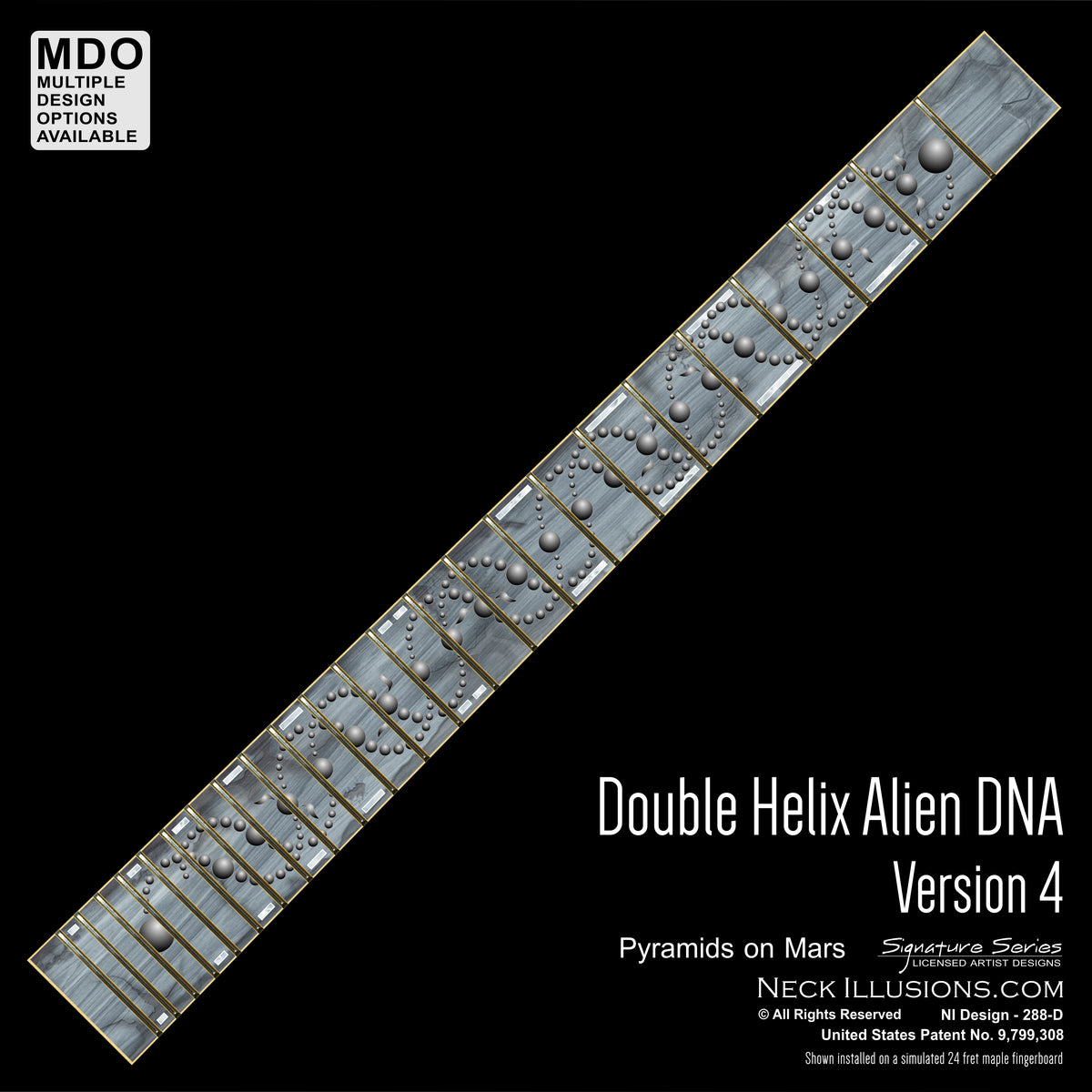 Pyramids on Mars - Double Helix Alien DNA