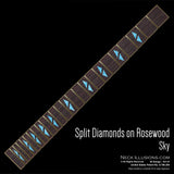 Split Diamonds on Rosewood