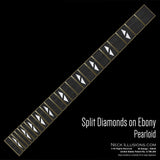 Split Diamonds on Ebony
