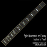 Split Diamonds on Ebony