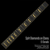 Split Diamonds on Ebony