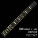 Split Diamonds on Ebony