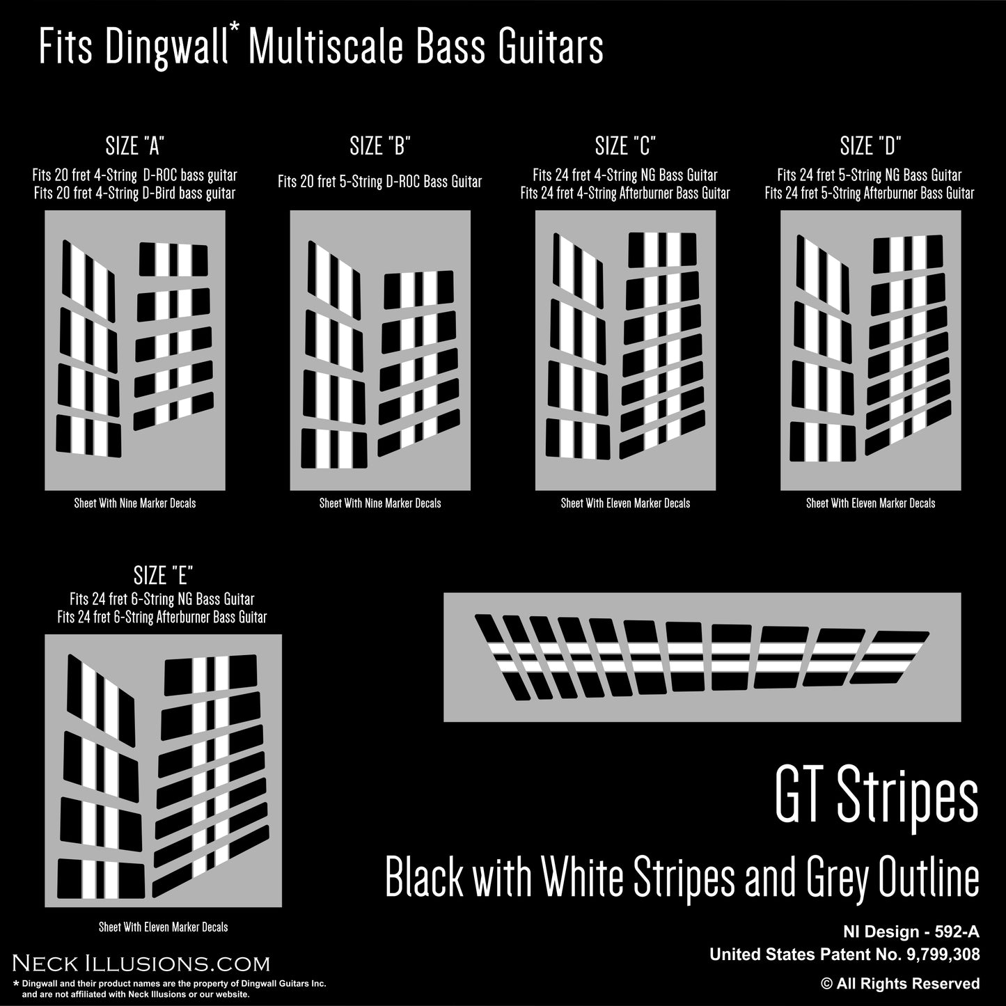 MultiScale "GT Stripes" Decals