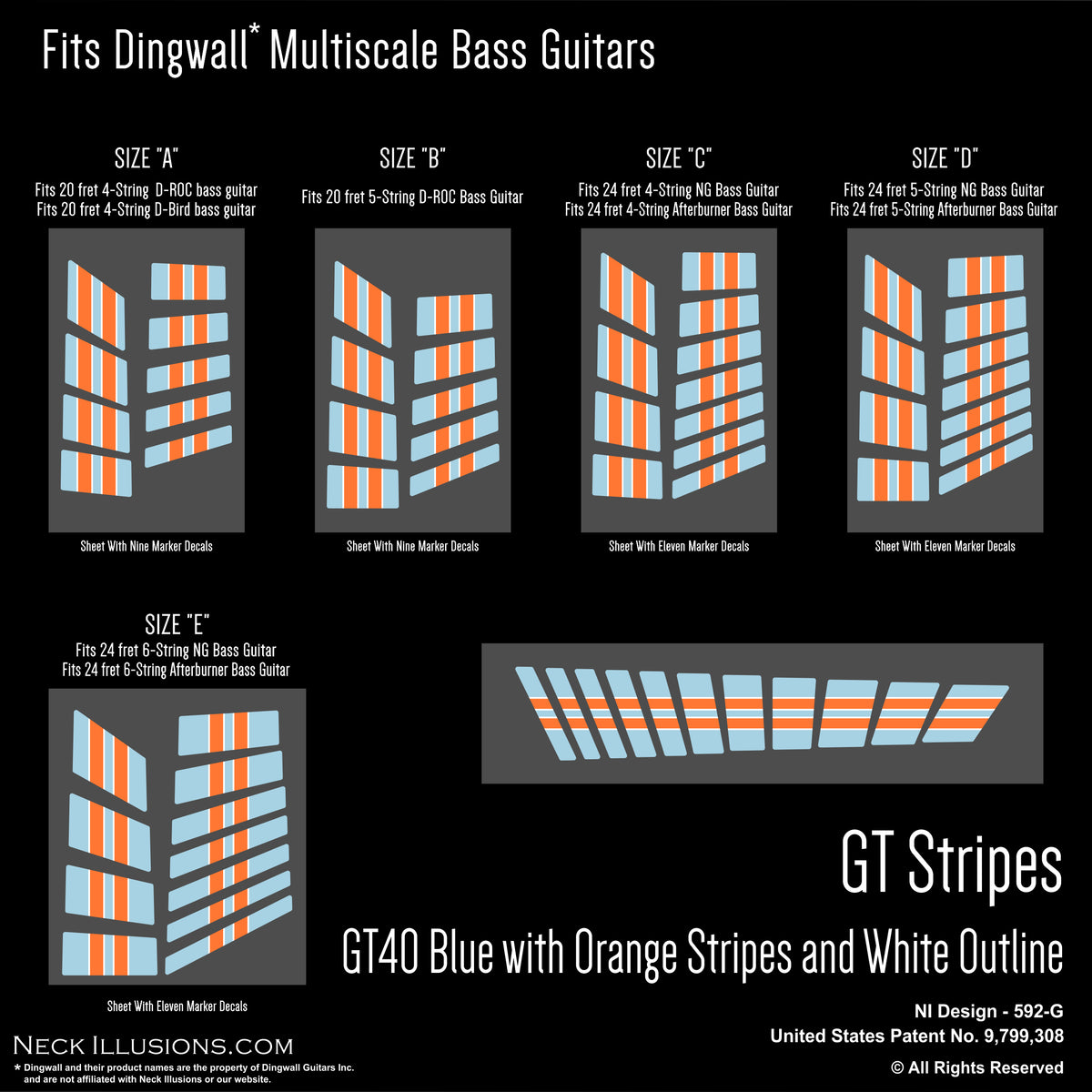 MultiScale "GT Stripes" Decals