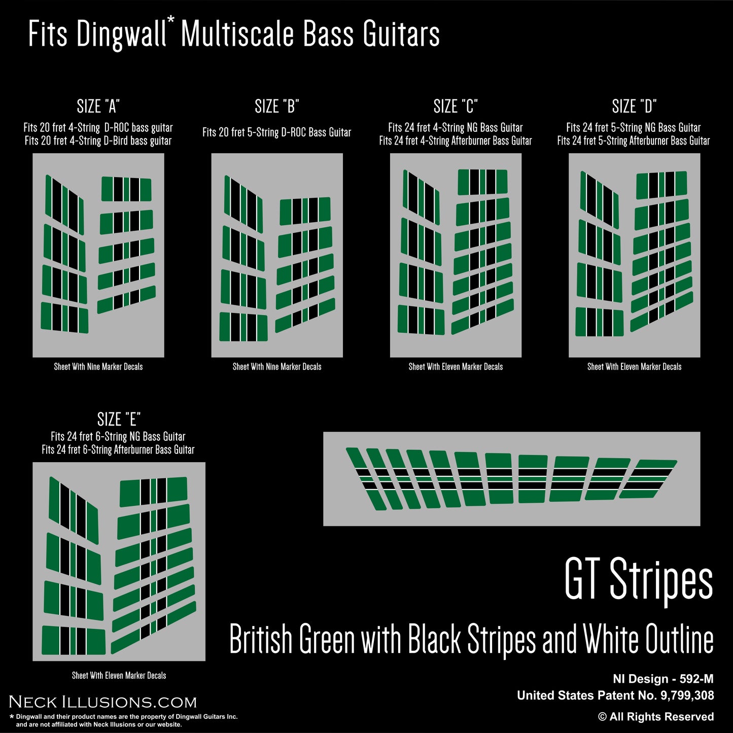 MultiScale "GT Stripes" Decals