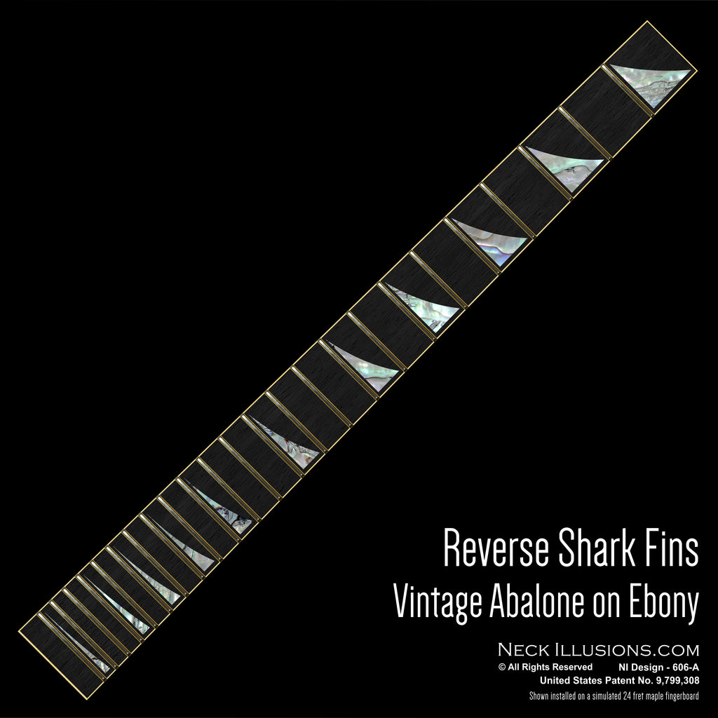 Reverse Shark Fins on Ebony