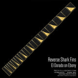 Reverse Shark Fins on Ebony