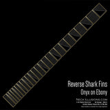 Reverse Shark Fins on Ebony