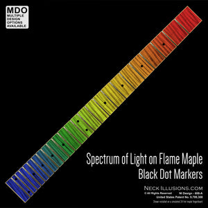 Spectrum of Light on Flame Maple