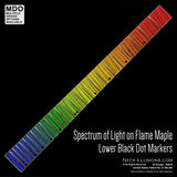 Spectrum of Light on Flame Maple