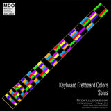 Keyboard Fretboard Colors