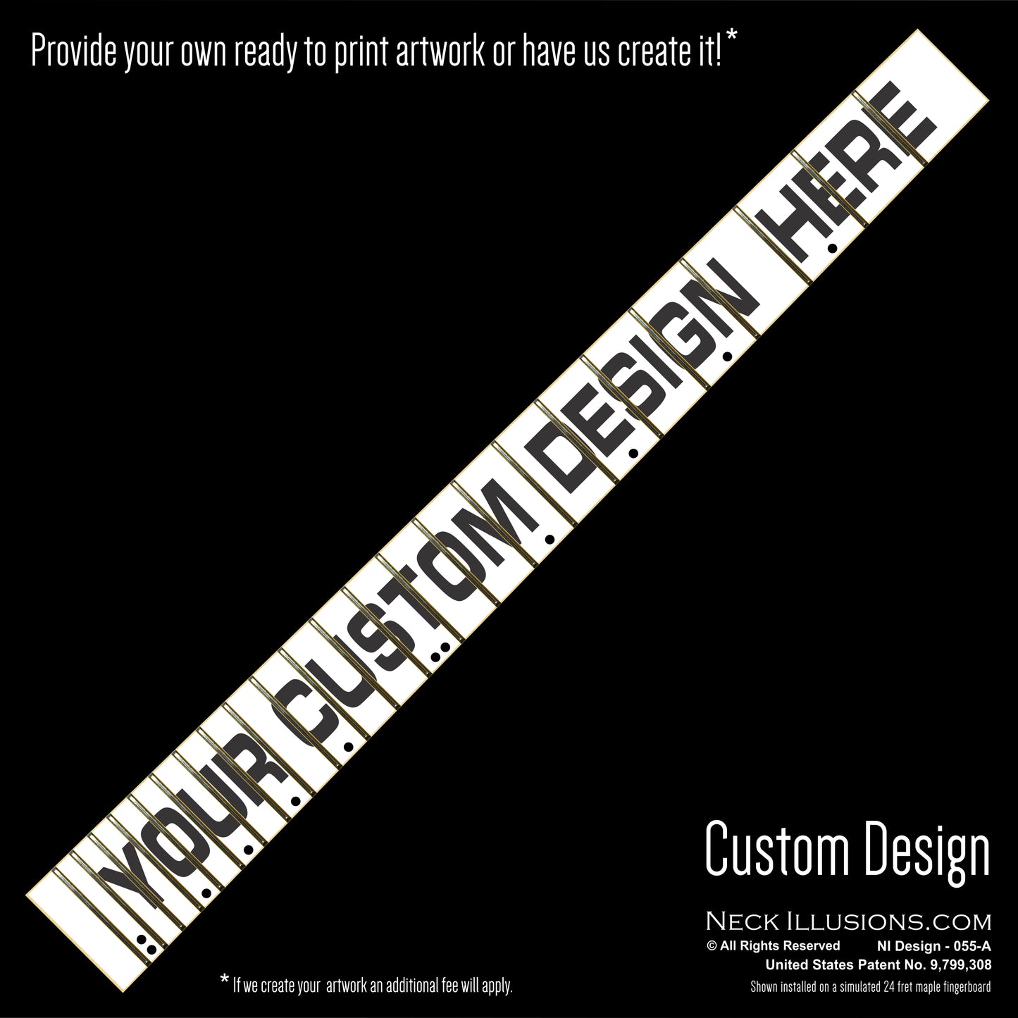 Custom Designs for Guitars and Bass Guitars