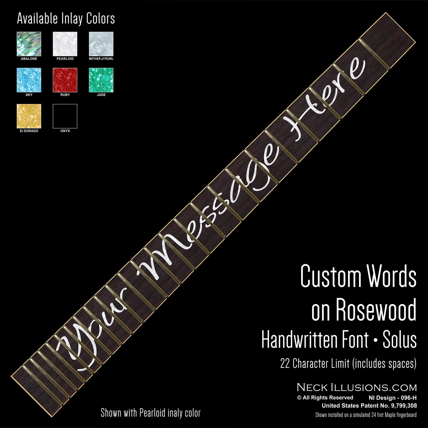 Custom Words on Rosewood