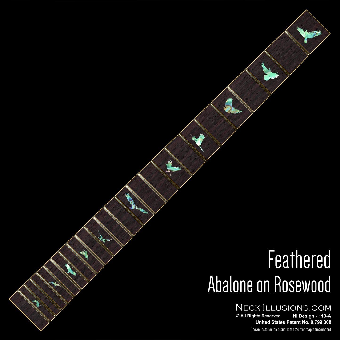 Feathered on Rosewood