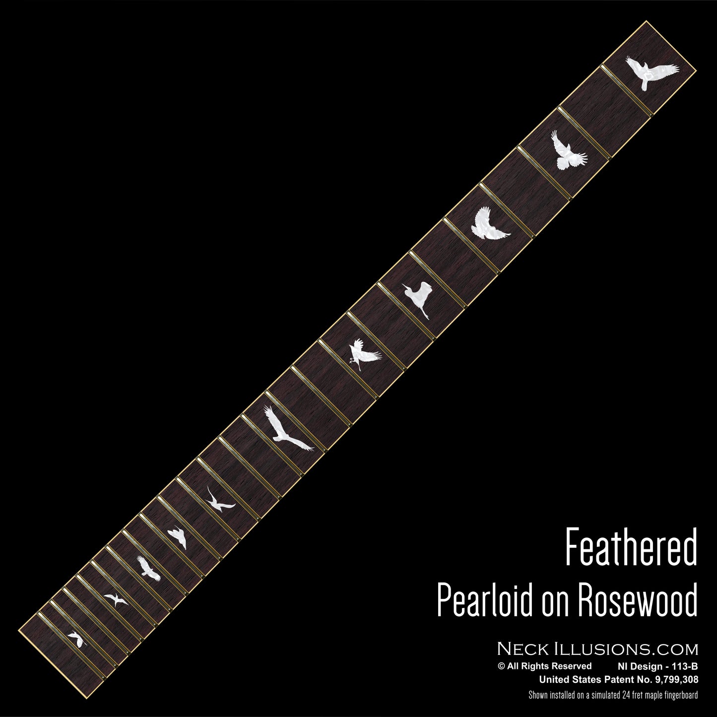 Feathered on Rosewood