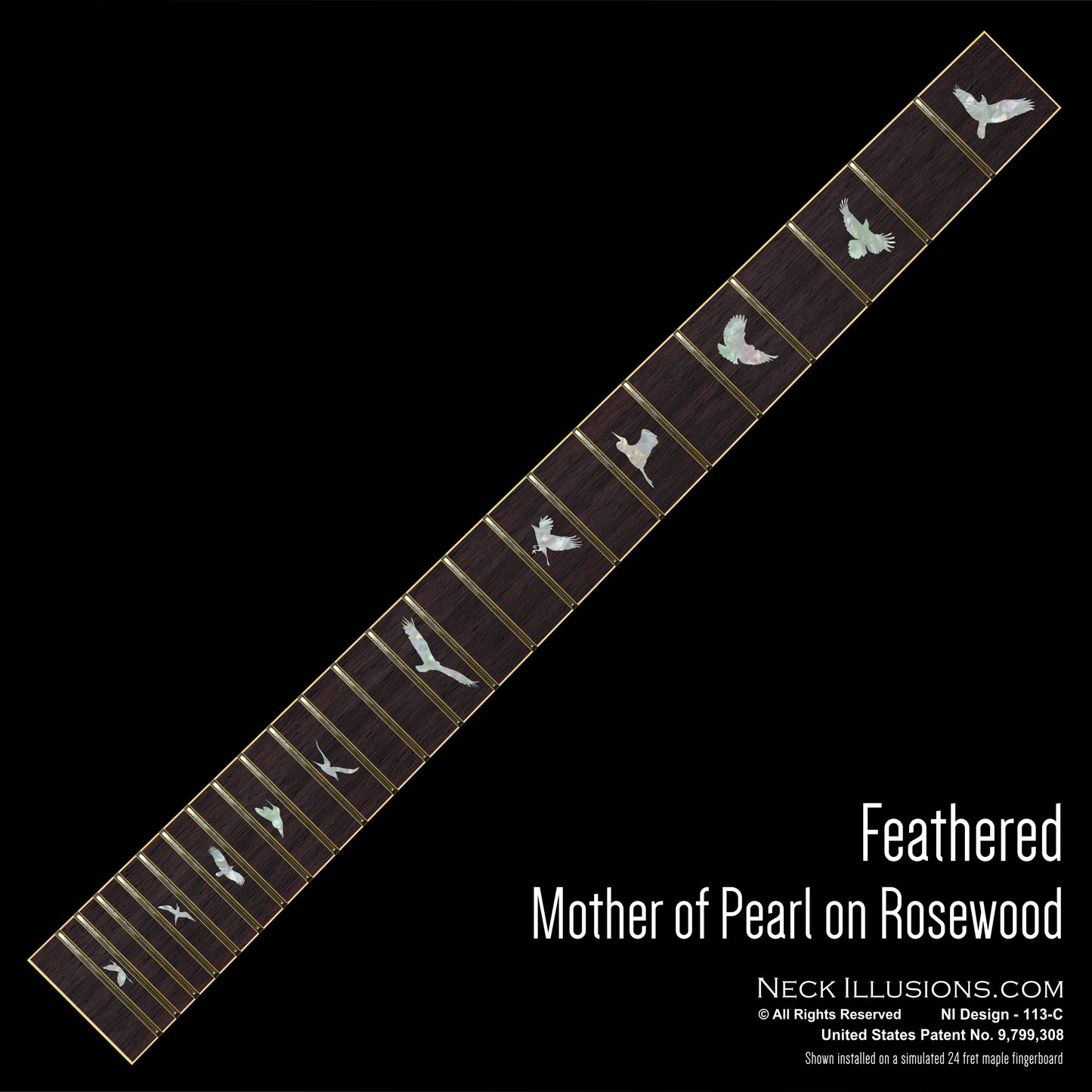 Feathered on Rosewood