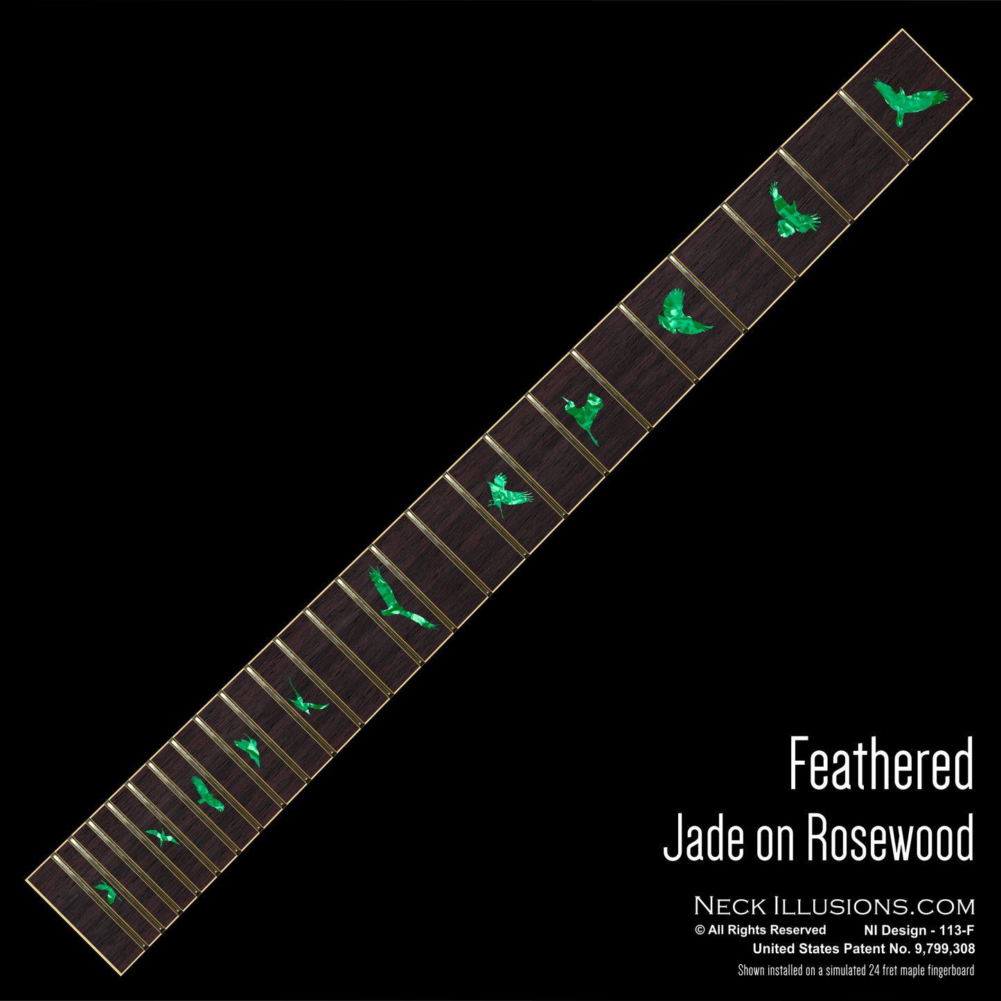 Feathered on Rosewood