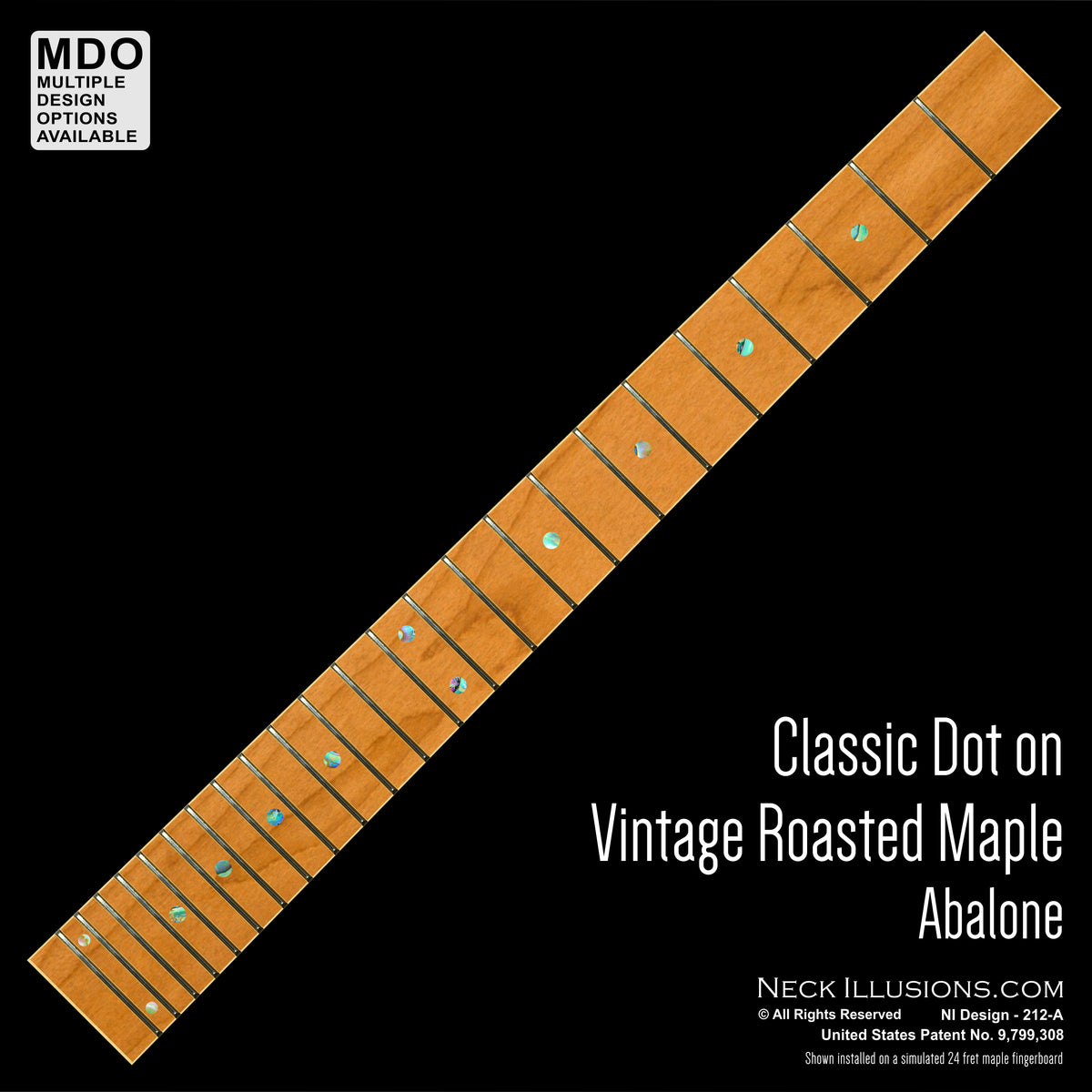 Classic Dot on Roasted Vintage Maple