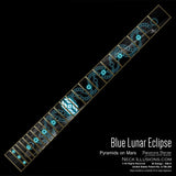 Pyramids on Mars - Blue Lunar Eclipse