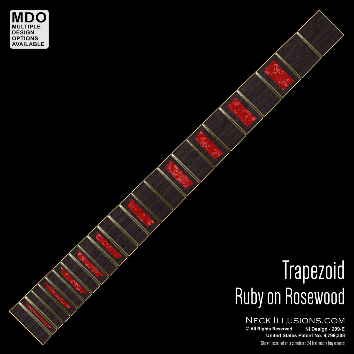 Trapezoid on Rosewood