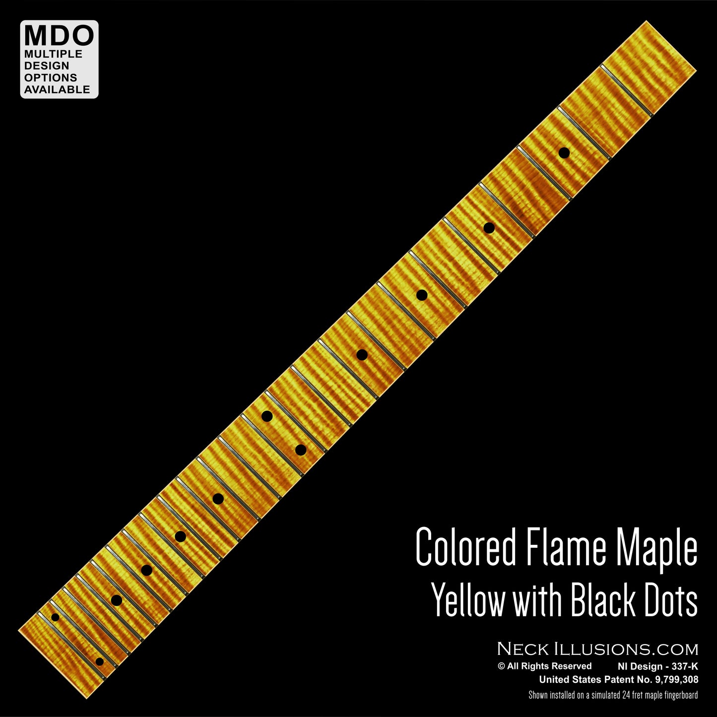 Colored Flame Maple