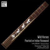 Larry Mitchell - Wild Horses on Indian Rosewood