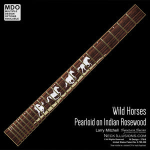 Larry Mitchell - Wild Horses on Indian Rosewood