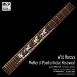 Larry Mitchell - Wild Horses on Indian Rosewood