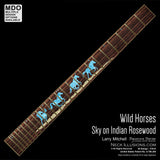 Larry Mitchell - Wild Horses on Indian Rosewood