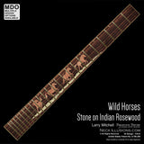 Larry Mitchell - Wild Horses on Indian Rosewood