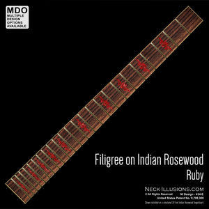 Filigree on Indian Rosewood