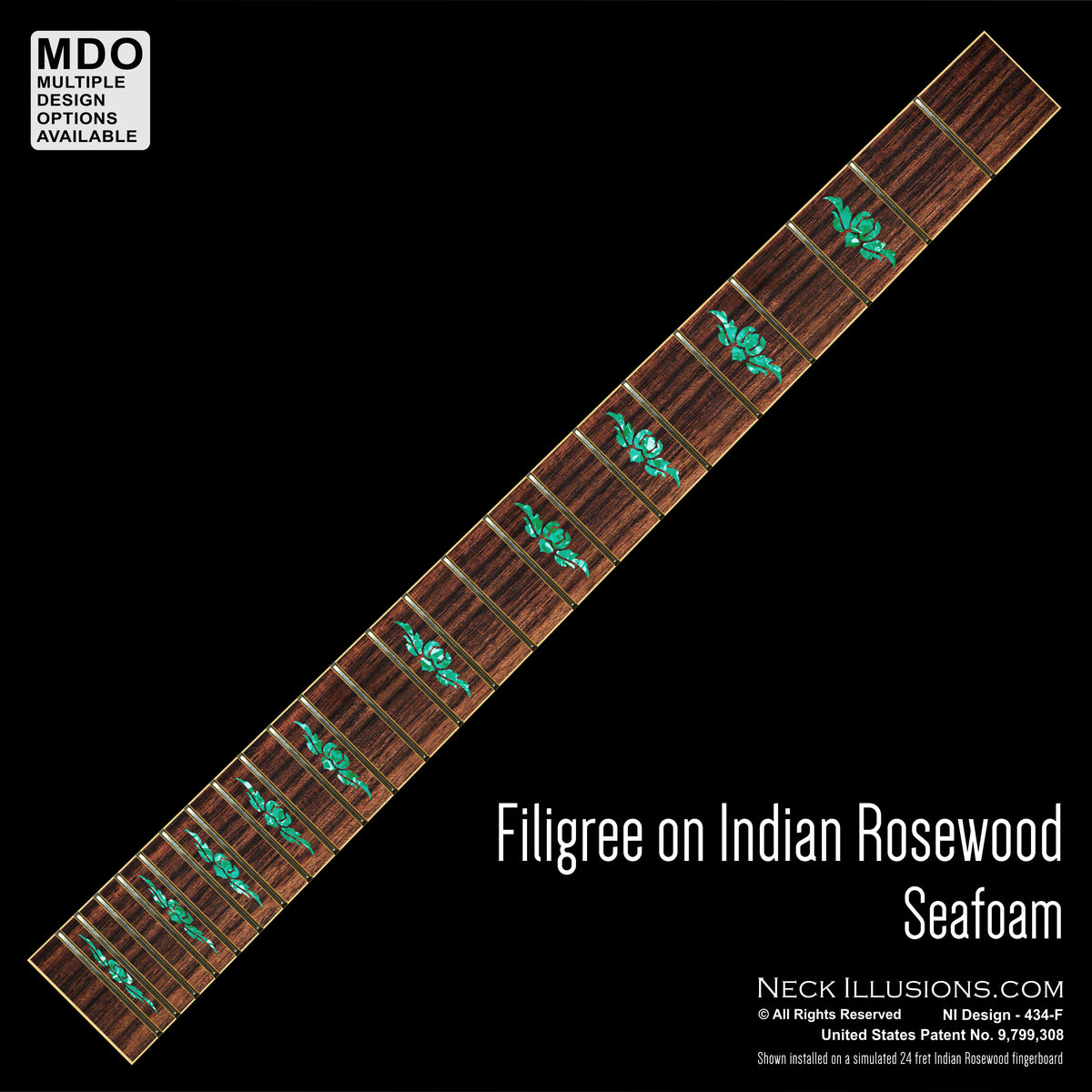 Filigree on Indian Rosewood