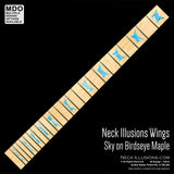 Neck Illusions Wings on Birdseye Maple