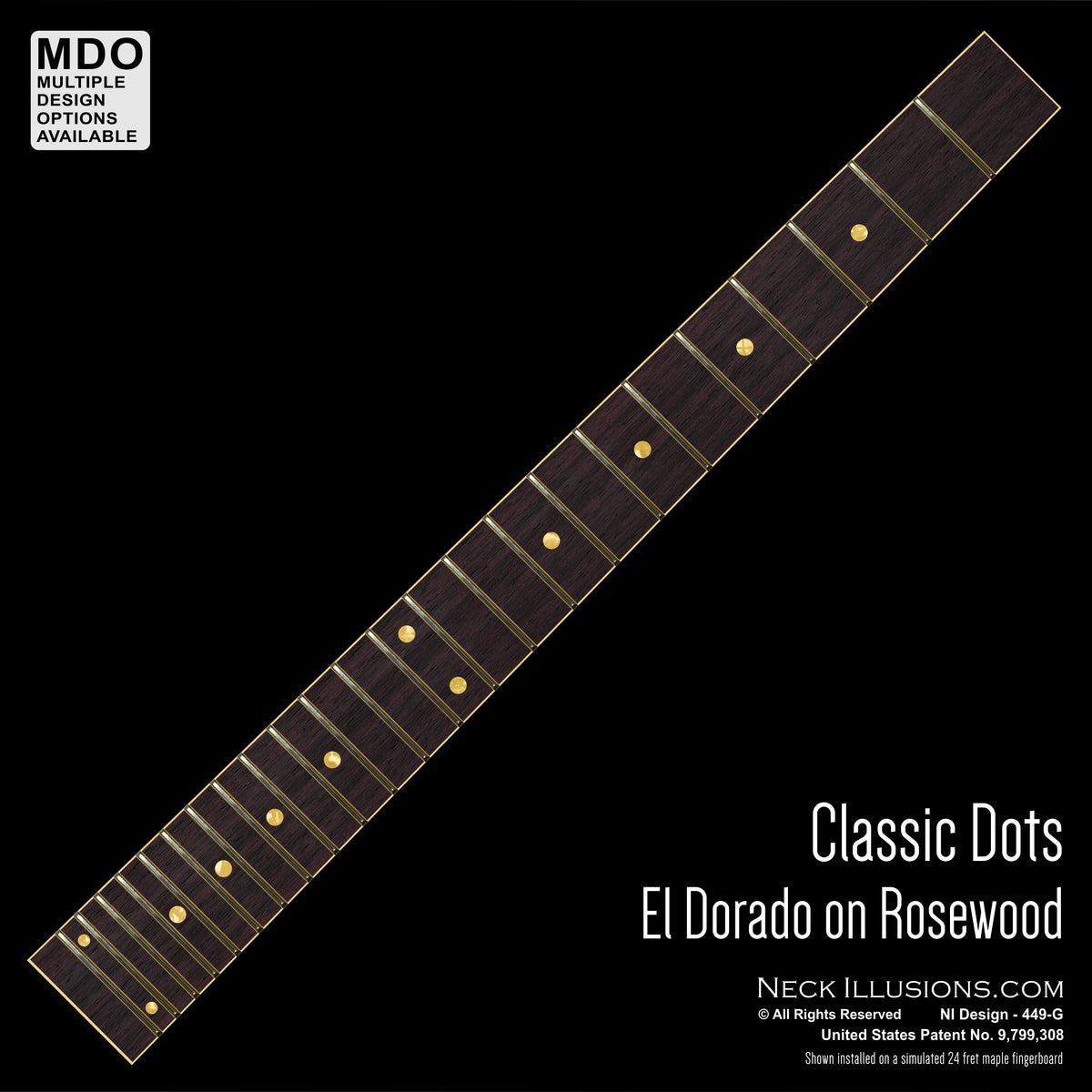 Classic Dots on Rosewood