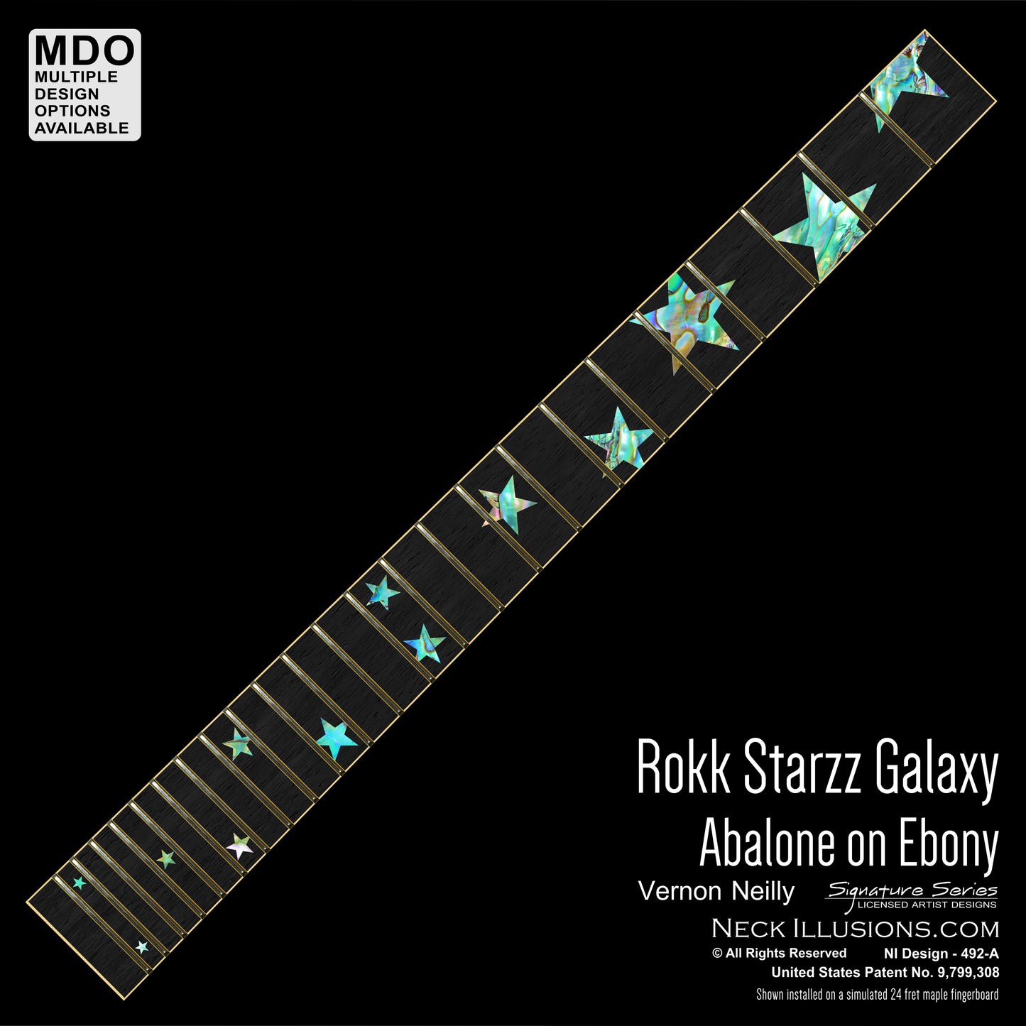 Vernon Neilly - Rokk Starzz Galaxy on Ebony