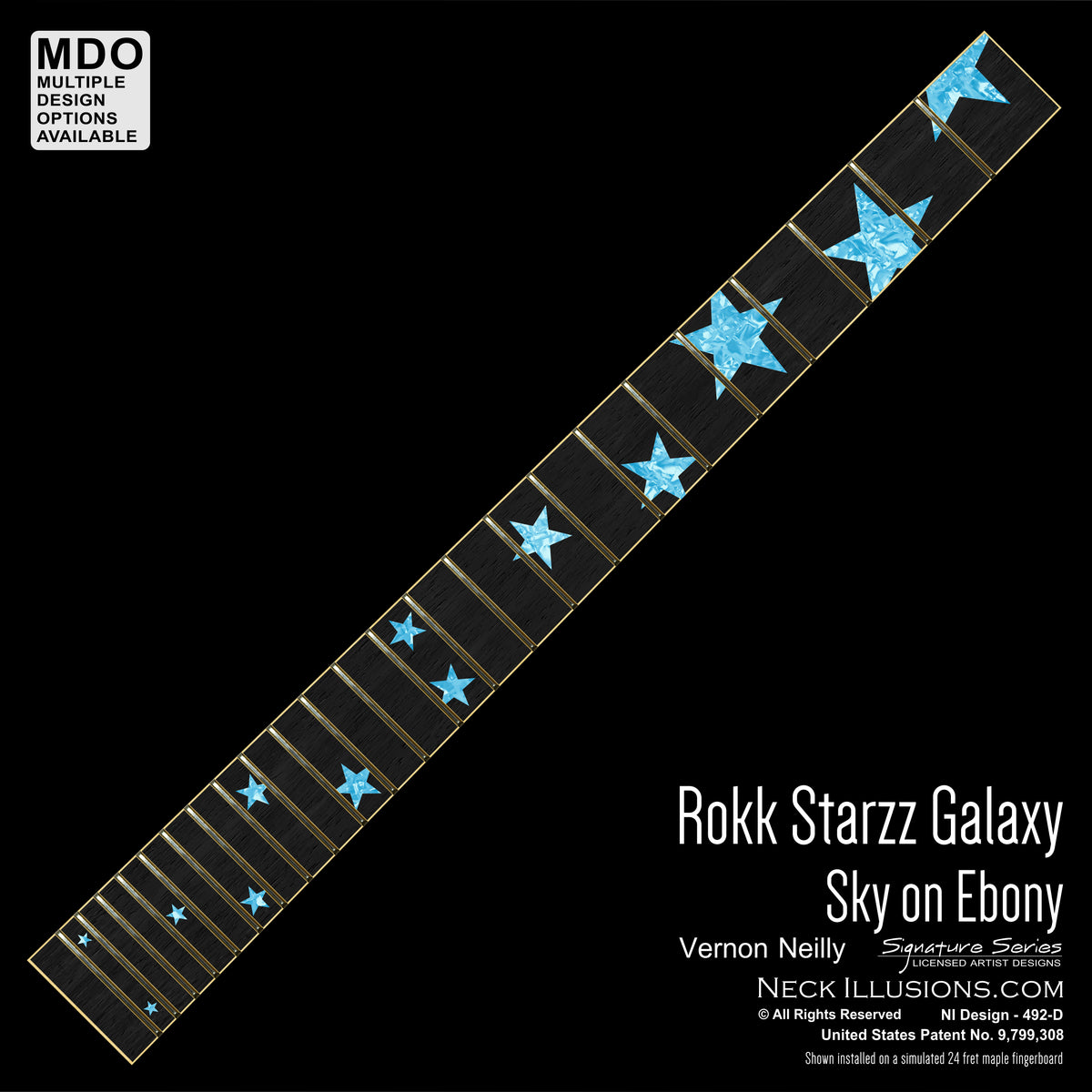 Vernon Neilly - Rokk Starzz Galaxy on Ebony