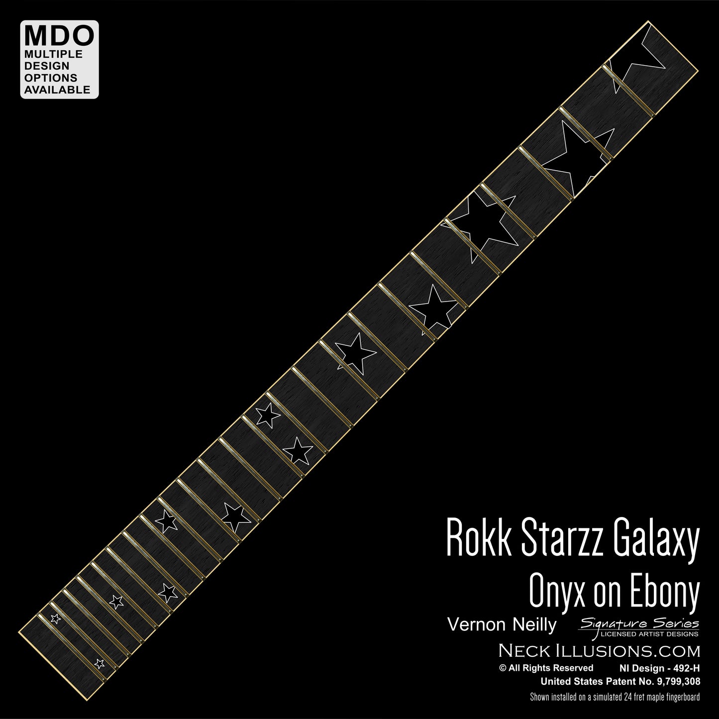 Vernon Neilly - Rokk Starzz Galaxy on Ebony